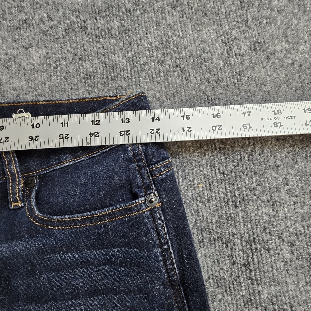 Miss Me Jeans Women 27 Button Fly Straight Blue Denim Pockets - Picture 3 of 11